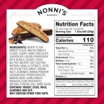 Nonni's Cioccolati Biscotti - Individually Wrapped Italian Almond & Dark Chocolate Cookies - Kosher Coffee Biscotti - 21 oz