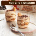 Matilde Vicenzi Vicenzovo Ladyfingers 14.10oz - Classic Italian Biscuits, Ladyfingers Cookies for Tiramisu, Kosher Dairy Cookies, Italian Bakery Dessert Gifts For Special Occasions 7.05 oz (200g), 2Pk