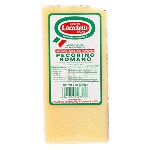 Locatelli Pecorino Romano Cheese Wedge, 7 oz