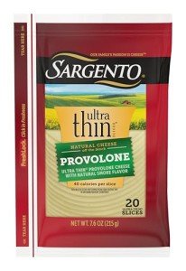 Sargento Provolone Natural Cheese Thin Slices, 20 ct