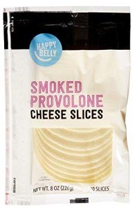 Happy Belly Smoked Provolone Cheese, 8 Oz Slices