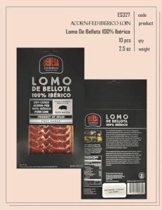 100% Iberico Dry-Cured Acorn-Fed Loin 2.5oz