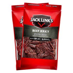 Peppered Beef Jerky – Protein-Packed Snack, 9 Oz