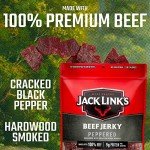 Peppered Beef Jerky – Protein-Packed Snack, 9 Oz