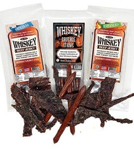 Whiskey-Marinated Jerky and Sausage Gift Packs