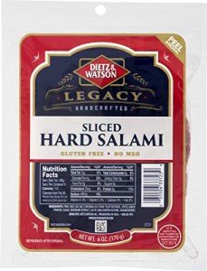 Dietz & Watson Sliced Hard Salami 6oz