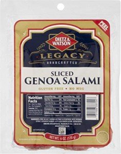 Dietz & Watson Genoa Salami Pillow Pack, 6 oz