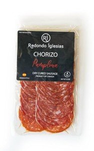 Spicy Spanish Chorizo - 3 oz Sliced Sausage