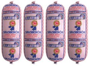 El Latino Salchichón 1lb, Pack of 4