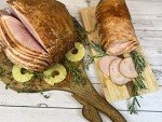 Honey Glazed Holiday Ham & Turkey Combo Platter