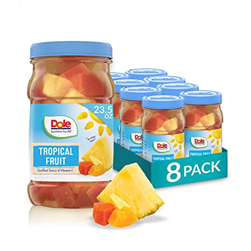 Tropical Fruit Jars in 100% Juice, 8 Count