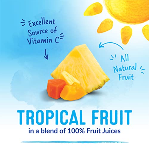 Tropical Fruit Jars in 100% Juice, 8 Count