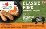 Applegate Natural Classic Pork Breakfast Sausage 7 oz