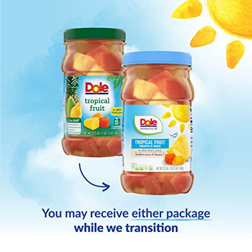 Tropical Fruit Jars in 100% Juice, 8 Count
