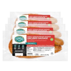 Pederson’s Sweet German Smoked Pork Sausage (4 Pack)