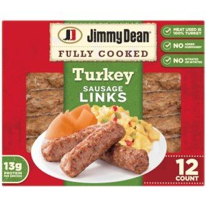 Jimmy Dean Fully Cooked Turkey Sausage Links 12-Pack