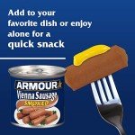 Armour Star Smoked Vienna Sausage, 4.6 oz (24 Pack)