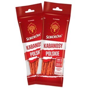 Polish Style Dry Kabanos Sausages - Twin Pack