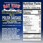 Bay View Smoked Pickled Polish Sausage Snacks - 16 Count