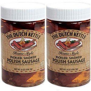 Dutch Kettle Polish Smoked Sausage Jars - 2 Pack