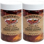 Dutch Kettle Polish Smoked Sausage Jars - 2 Pack