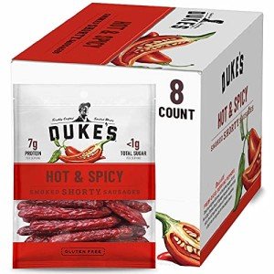 Duke's Spicy Smoked Pork Shorty Sausages - 8 Pack
