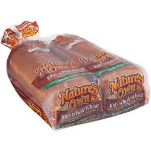Nature's Own Whole Wheat Bread Loaf - 3 Pack