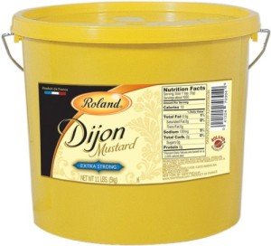 Roland Dijon Mustard - 176.4-Ounce Pail