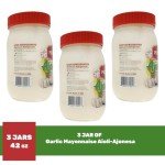 PINTÓN Organic Garlic Aioli Mayo – 3 Pack