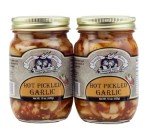 Amish Wedding All-Natural Hot Pickled Garlic Jars