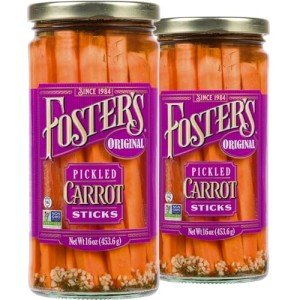 Foster's Original Pickled Carrots - 16oz (2 Pack)