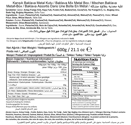 Turkish Baklava Gift Box - Halal Dessert Treats