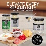 Tipsy Cocktail Onions with French Vermouth - 2 Pack