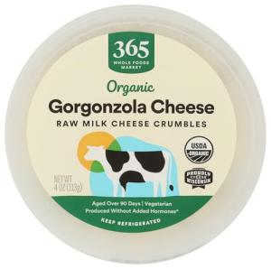 Organic Gorgonzola Cheese Crumbles by 365, 4 oz