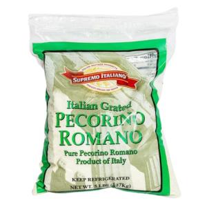 Imported Grated Pecorino Romano Cheese - 5 Lb