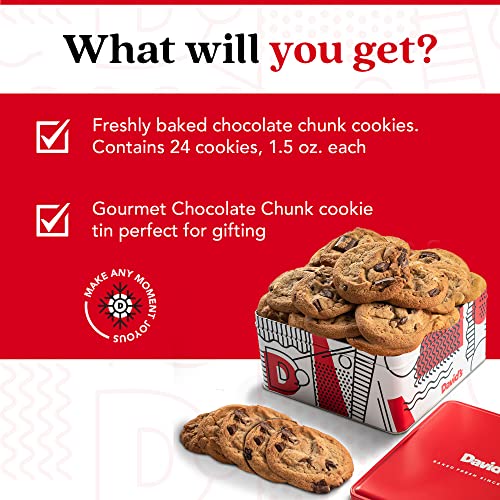 Gourmet Chocolate Chunk Cookies Gift Basket