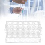 Transparent Acrylic Test Tube Rack for 10ml & 15ml