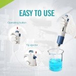 Adjustable Micropipette Pipettor 2-10ml with Tips