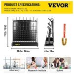 VEVOR Drying Rack for Lab Glassware & Utensils