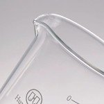 HUAOU 12-Piece 50ml Glass Beaker Set