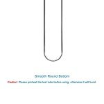StonyLab Borosilicate Round Bottom Test Tubes - 30 Pack