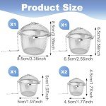 5-Pack Stainless Steel Ultrasonic Cleaner Baskets