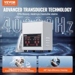 VEVOR 1.3L Ultrasonic Cleaning Machine with Timer