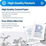 10 Gram Food Grade Silica Gel Packets - 110 Packets