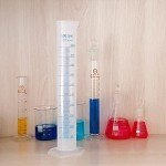 500ml Graduated Plastic Measuring Cylinder for Labs