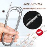 57-Inch Flexible Drain Brush and 2 Tube Brushes