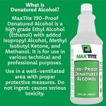 190-Proof Denatured Alcohol 32oz (Pack of 4)