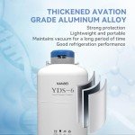 NANBEI 6L Liquid Nitrogen Cryogenic Dewar Tank