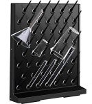 Wall-Mounted Bottle Drying Rack with 52 Pegs