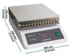 12" x 12" Digital Hot Plate - 350°C 110V